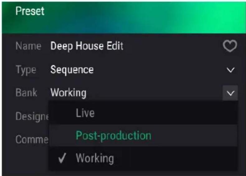 Arturia Filter M12 - La partie sur les informations des préseLECTIONs - 1