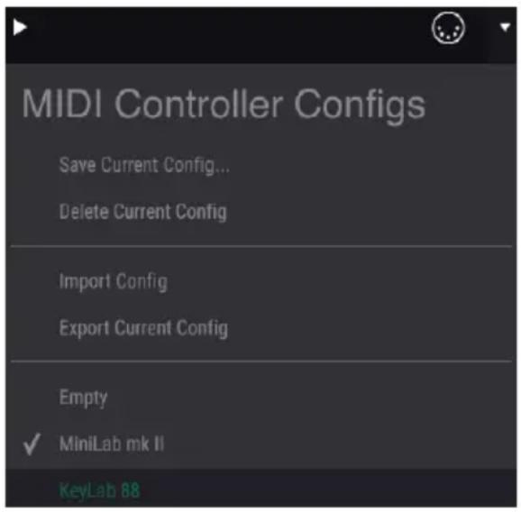 Arturia Filter M12 - La configuration du contrôleur MIDI - 1