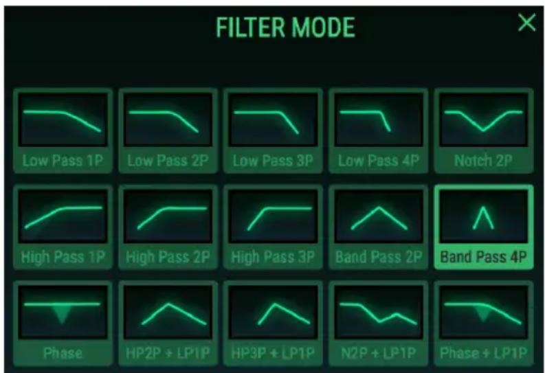 Arturia Filter M12 - 5.1.1.Filter Mode - 1