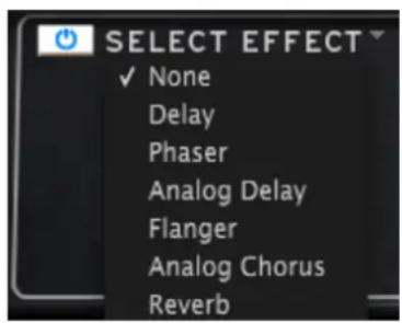 Arturia Matrix12 V - Les effets - 2