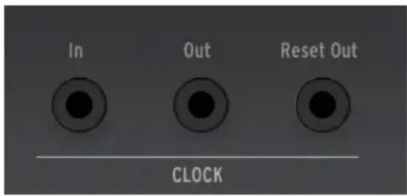 Arturia Keystep Pro - Clock In/Out - 1