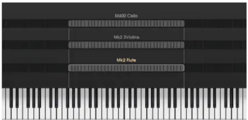 Arturia Mellotron V - Page des pistes - 1
