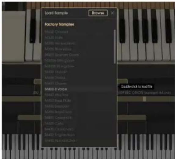 Arturia Mellotron V - 7.1.1.Assigner des bandes et des échantillons - 1