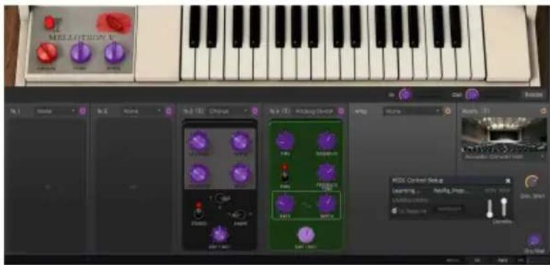 Arturia Mellotron V - Automatiser le Mellotron V avec du MIDI - 1