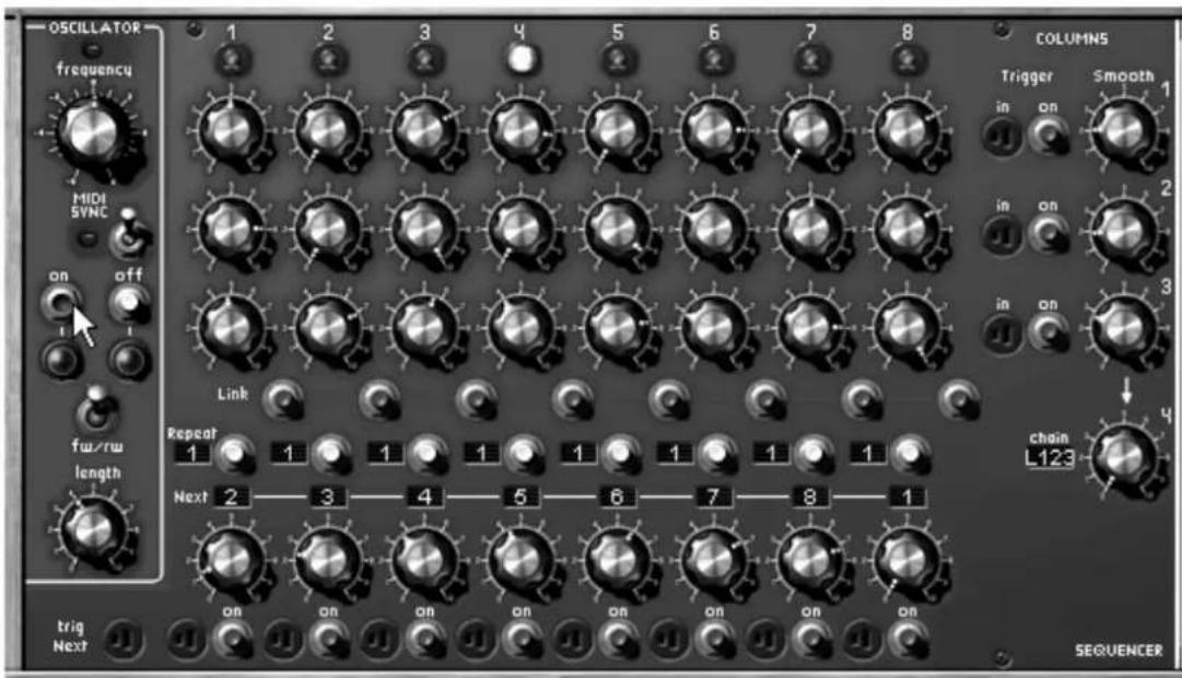 Arturia Modular V - Démarrer le séquenceur - 1