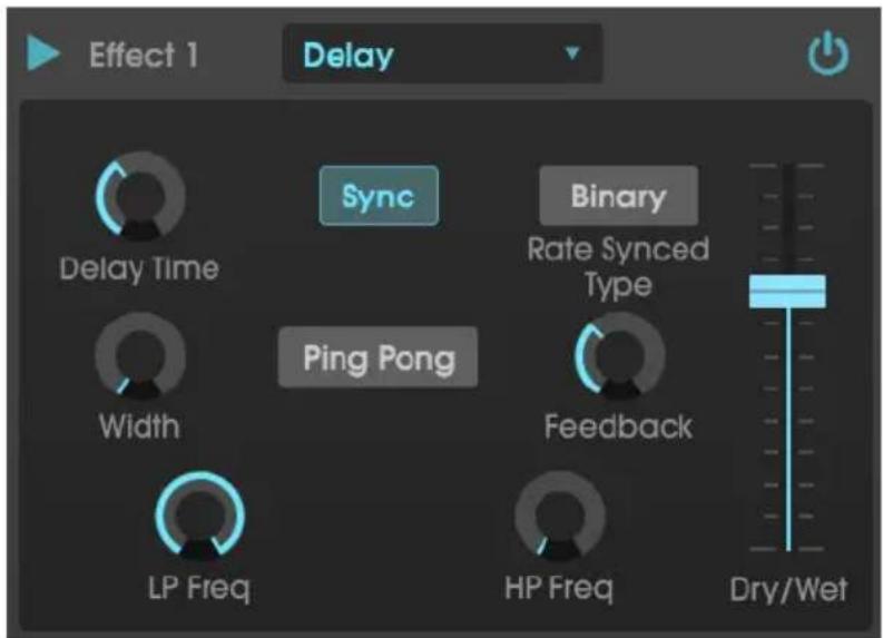 Arturia OBXA V - Delay - 2