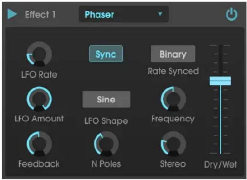 Arturia OBXA V - Phaser - 1