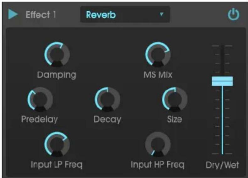 Arturia OBXA V - Reverb - 1