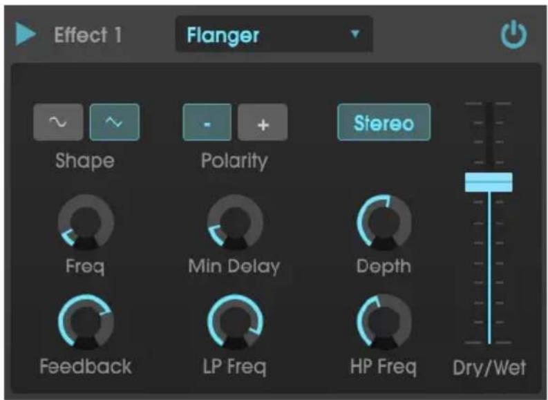 Arturia OBXA V - Flanger - 1