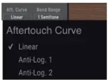 Arturia Polybrute Connect - Aftertouch Curve - 1