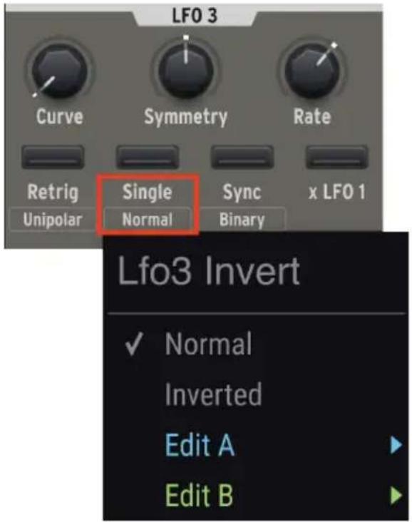 Arturia Polybrute Connect - LF03 Curve Invert - 1