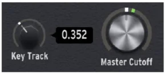 Arturia Polybrute Connect - Fenêtres contextuelles de valeurs - 1
