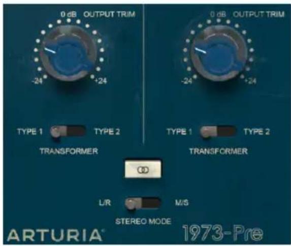Arturia Pre 1973 - La partie préampli - 2