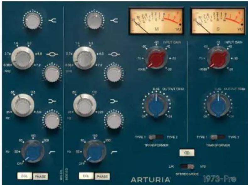 Arturia Pre 1973 - Le mode Mid/Side - 2