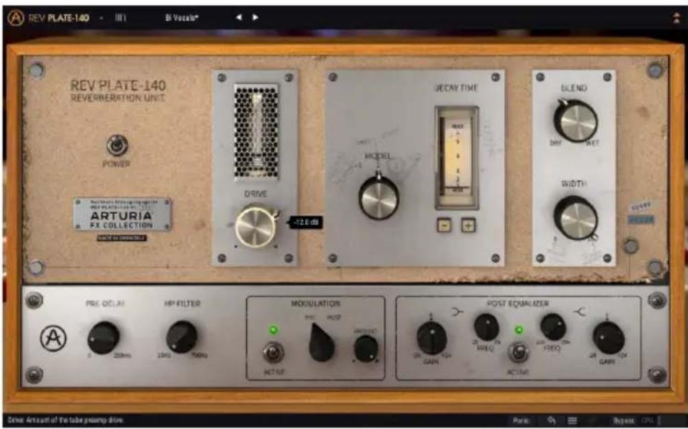 Arturia REV Plate140 - Où les réverbs à plaque furent-elles utilisées ? - 1