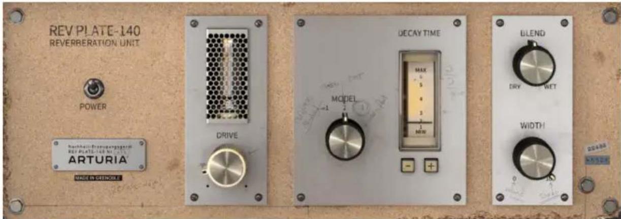 Arturia REV Plate140 - Travailler avec des plug-ins - 1
