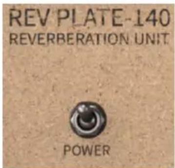 Arturia REV Plate140 - Power (Interrupteur) - 1