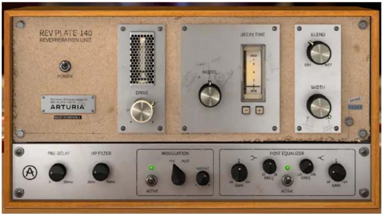 Arturia REV Plate140 - Le plug-in Rev Plate-140 d'Arturia - 1