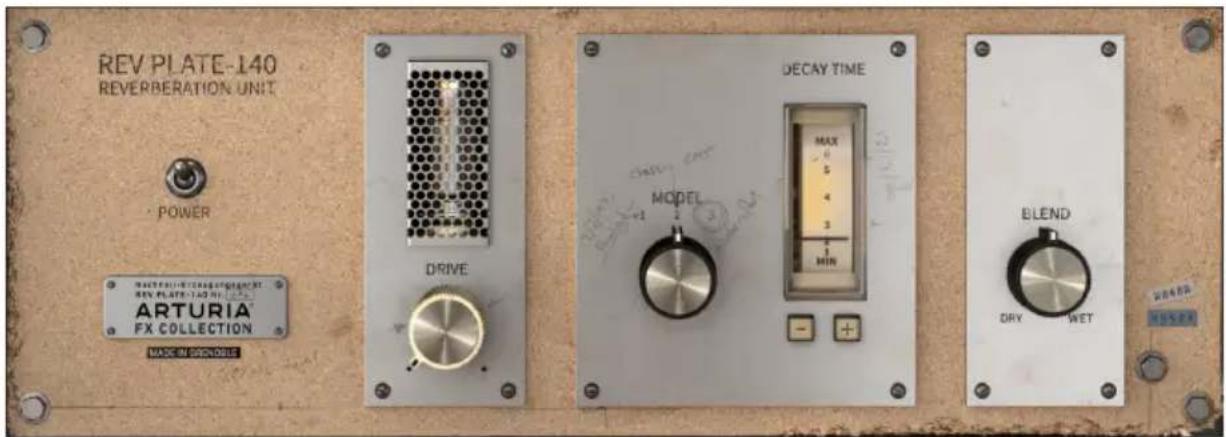 Arturia REV Plate140 - Configuration des canaux (Mono/Stéréo) - 1