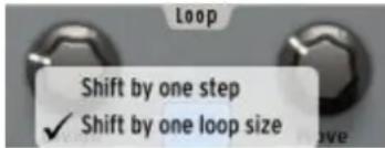 Arturia Spark Dubstep - La zone de contrôle "Loop Mode" (Mode de mise en boucle) - 1