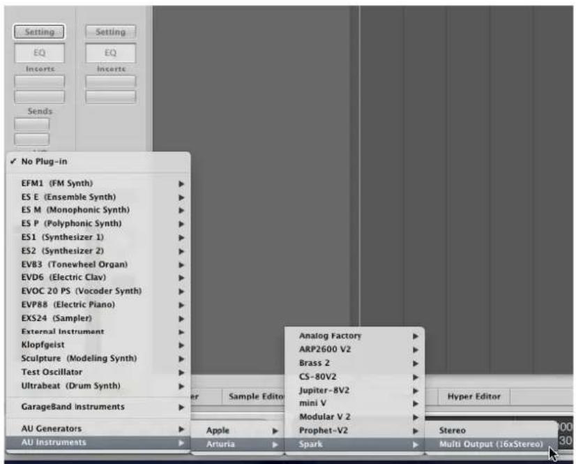 Arturia Spark Dubstep - Mode sortie multiple (Multi Output) - 1