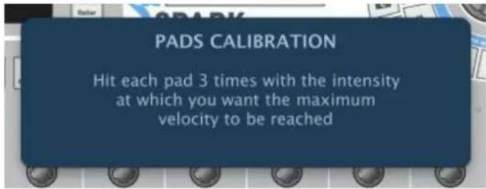 Arturia Spark Dubstep - Calibration des pads - 1