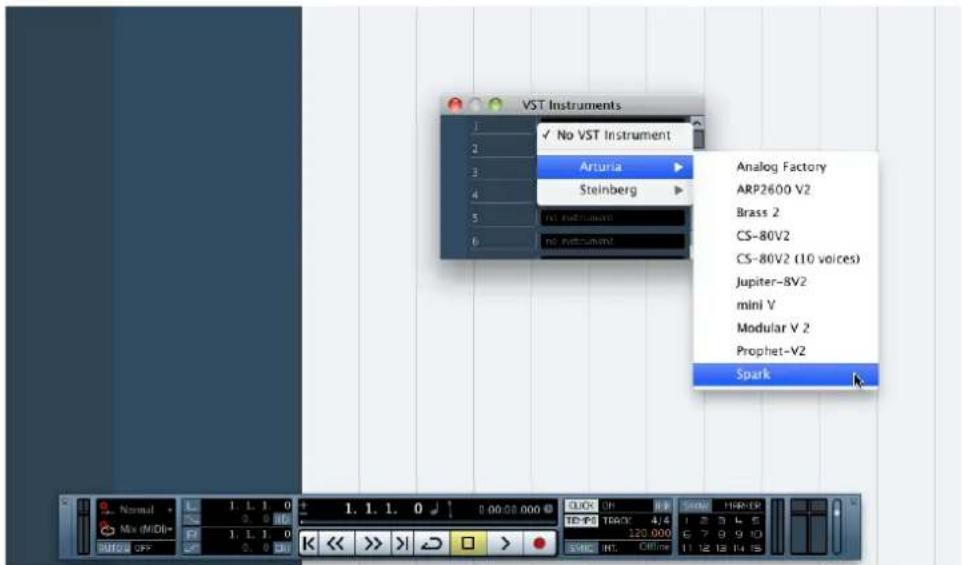 Arturia Spark Dubstep - Utilisation de l'instrument en mode VST - 1