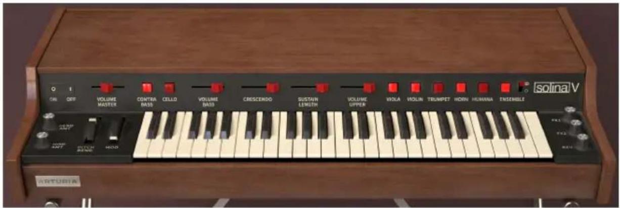 Arturia Solina V - Le panneau principal et ses contrôles - 1