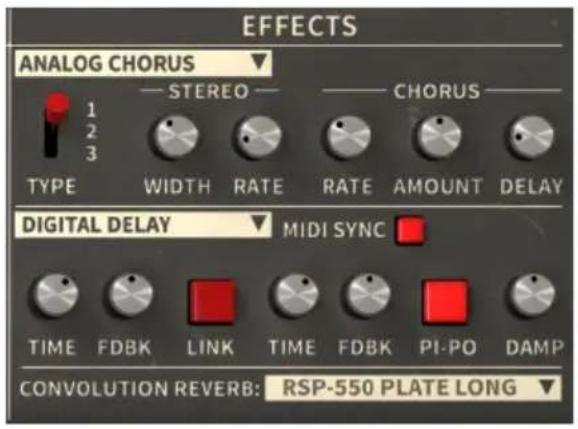 Arturia Solina V - Bass section : contrôles de filtres et d'enveloppes - 7