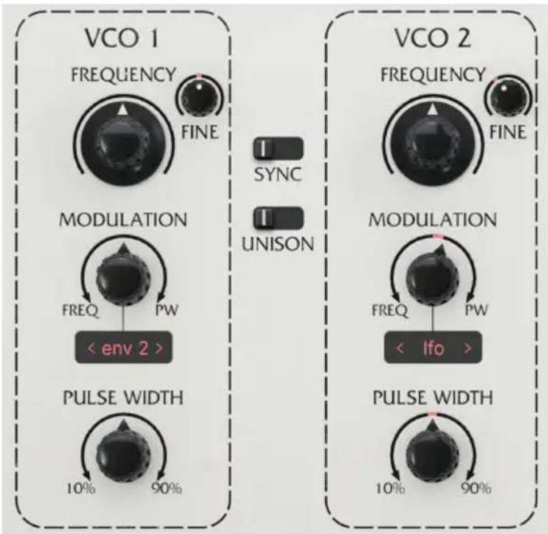 Arturia Sem V - 3.2.Oscillators-才シレーダー - 1