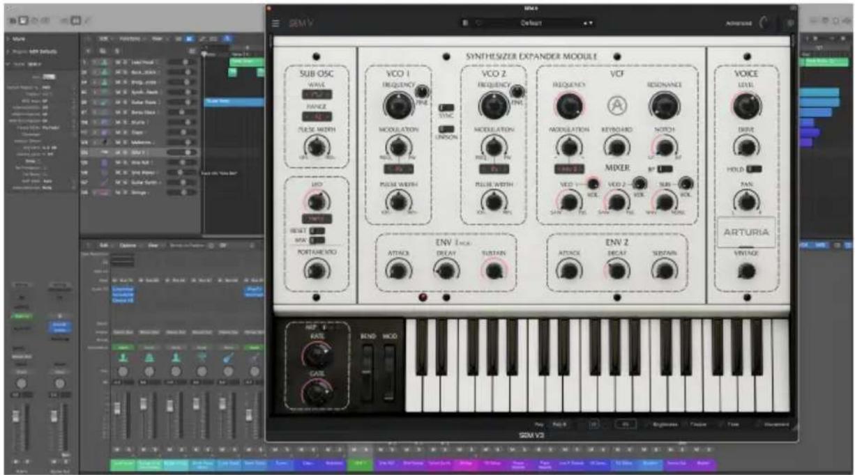Arturia Sem V - フラゲインと使用する - 1