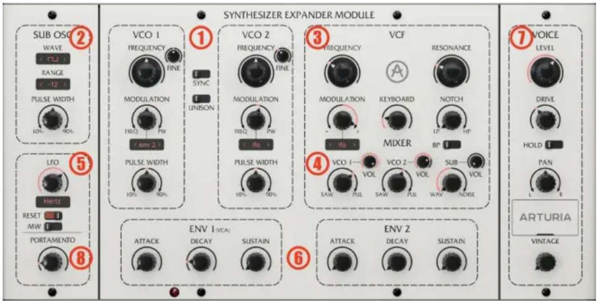 Arturia Sem V - MAIN PANEL - 1