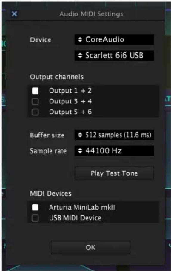 Arturia Synclavier V - Réglages Audio et MIDI (Windows) - 1