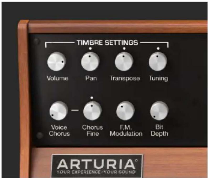 Arturia Synclavier V - Timbre Settings - 1
