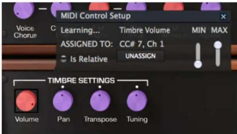 Arturia Synclavier V - Le Mode MIDI Learn - 3