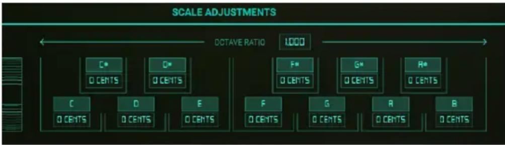 Arturia Synclavier V - Octave ratio - 1