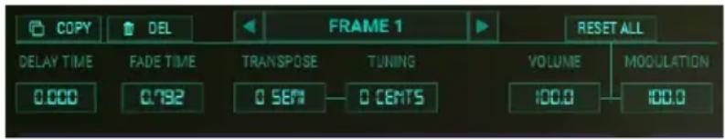 Arturia Synclavier V - Modifier une Frame individuelle - 1