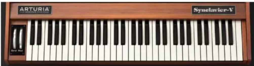 Arturia Synclavier V - Le clavier virtuel - 1
