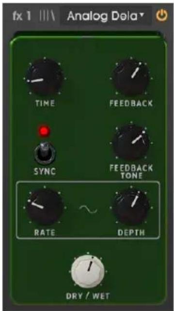 Arturia Stage73 V2 - Pédale Analog Delay - 1