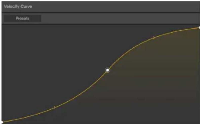 Arturia Stage73 V2 - Velocity Curve - 1