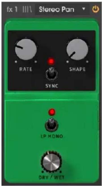 Arturia Stage73 V2 - Pédale Stereo Pan - 1