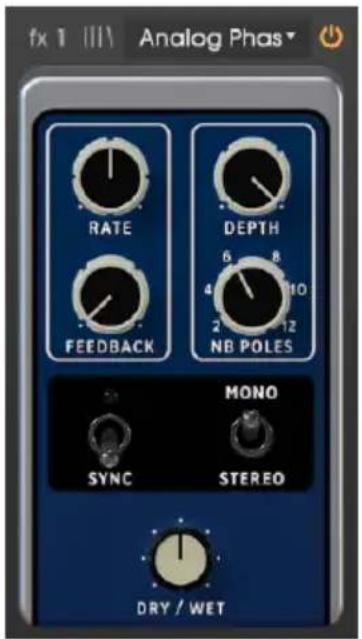 Arturia Stage73 V2 - Pédale Analog Phaser - 1
