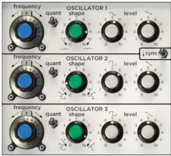 Arturia Synthi V - Oscillateurs - 1