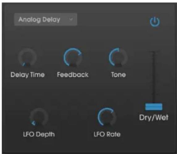 Arturia Synthi V - Analog Delay - 2