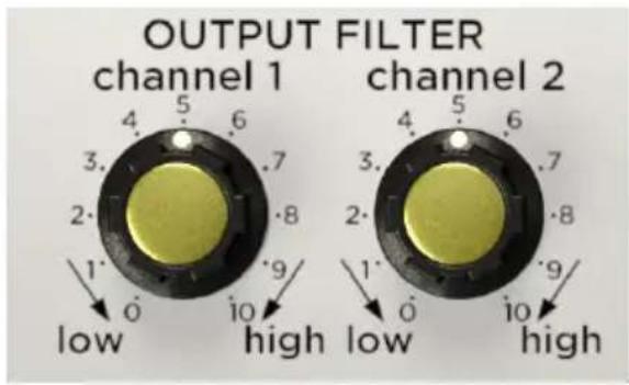 Arturia Synthi V - Output Filter - 1