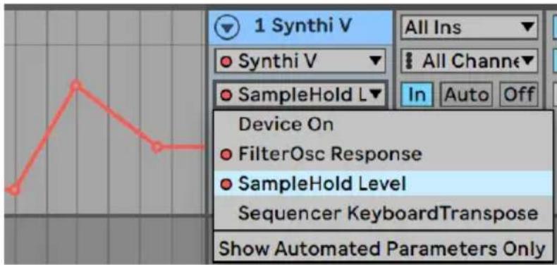 Arturia Synthi V - Méthode 3 : Automatiser des CC MIDI dans une ligne temporelle - 4