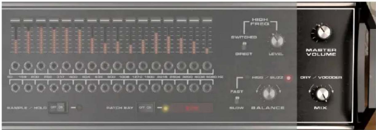 Arturia Vocoder V - Section sortie mâttre - 1