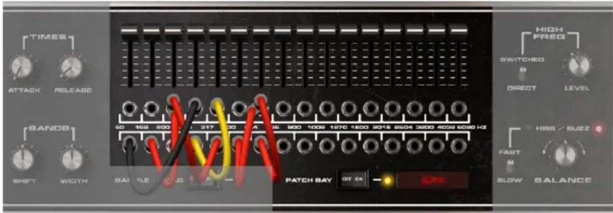 Arturia Vocoder V - Patch Bay [panneau de brassage] - 1