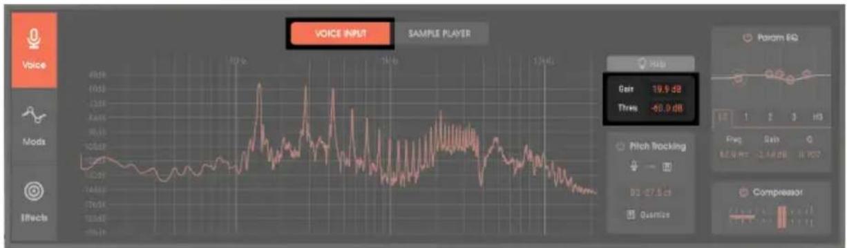 Arturia Vocoder V - Gain et seuil [Threshold] - 1