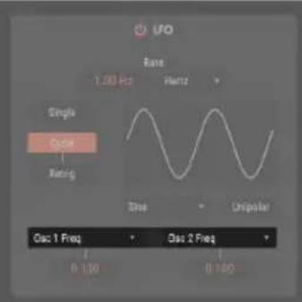 Arturia Vocoder V - Appliquer les sources de contrôle aux destinations - 2